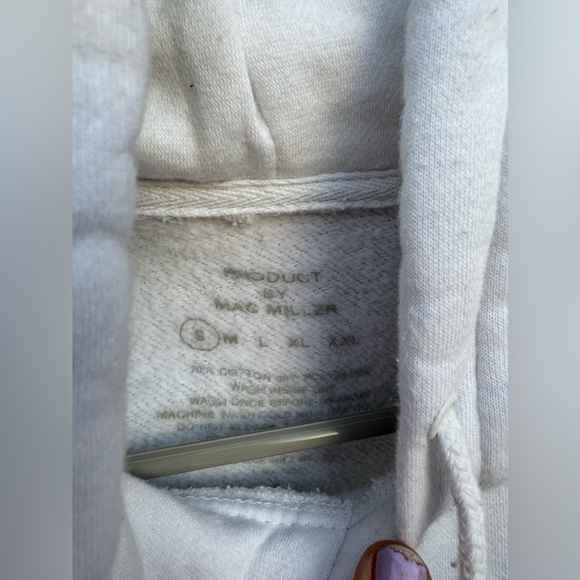 Mac Miller I Love Life White Hoodie Unreleased vintage - Picture 3 of 4